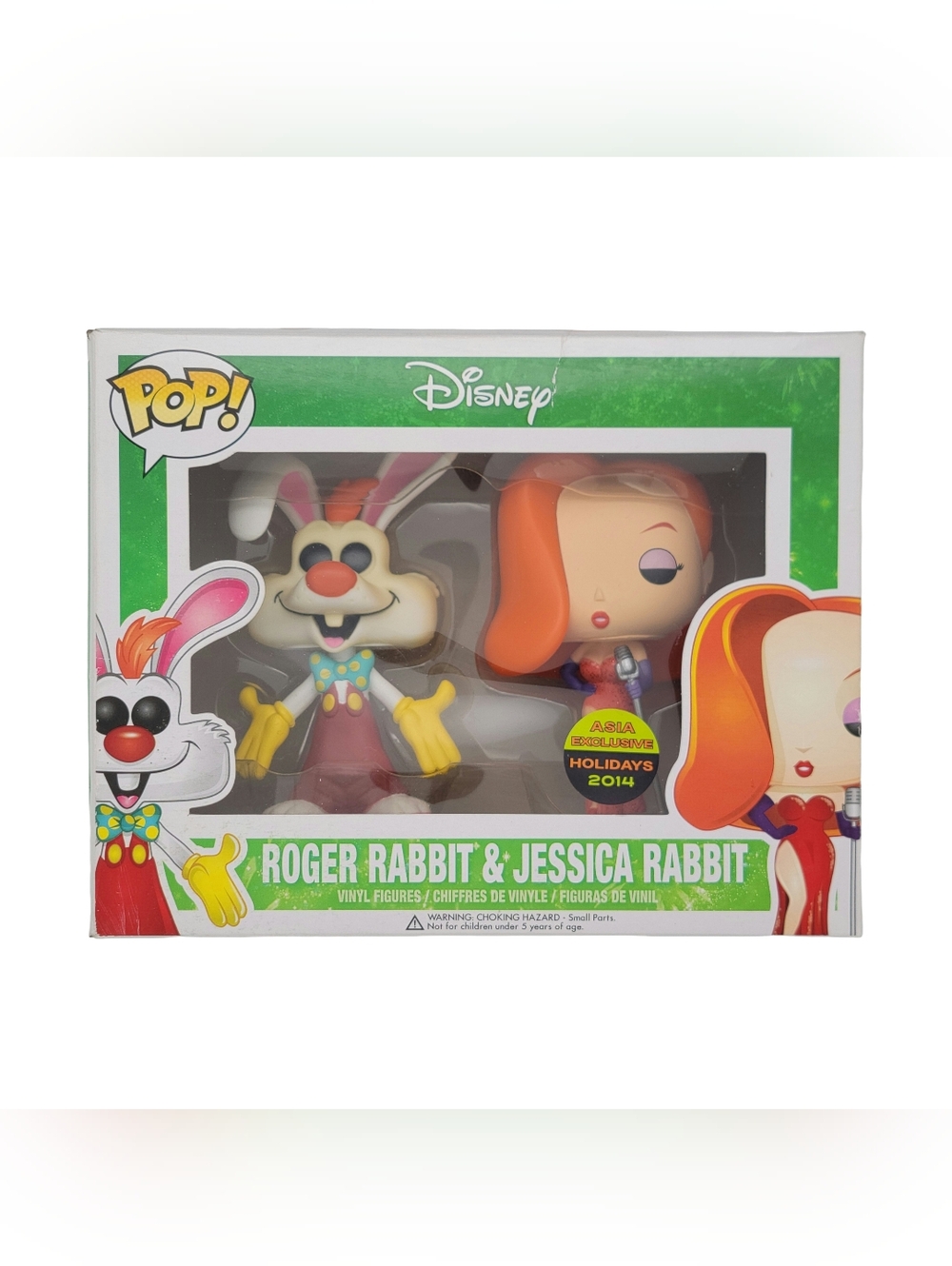 Funko Pop Disney 2-Pack Roger Rabbit & Jessica Rabbit 2014 Asia Exclusive